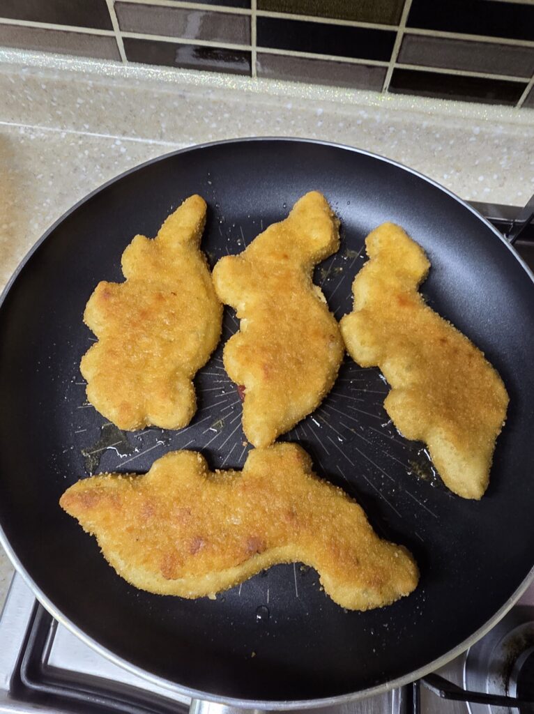 킹용가리 치킨 조리법 프라이팬