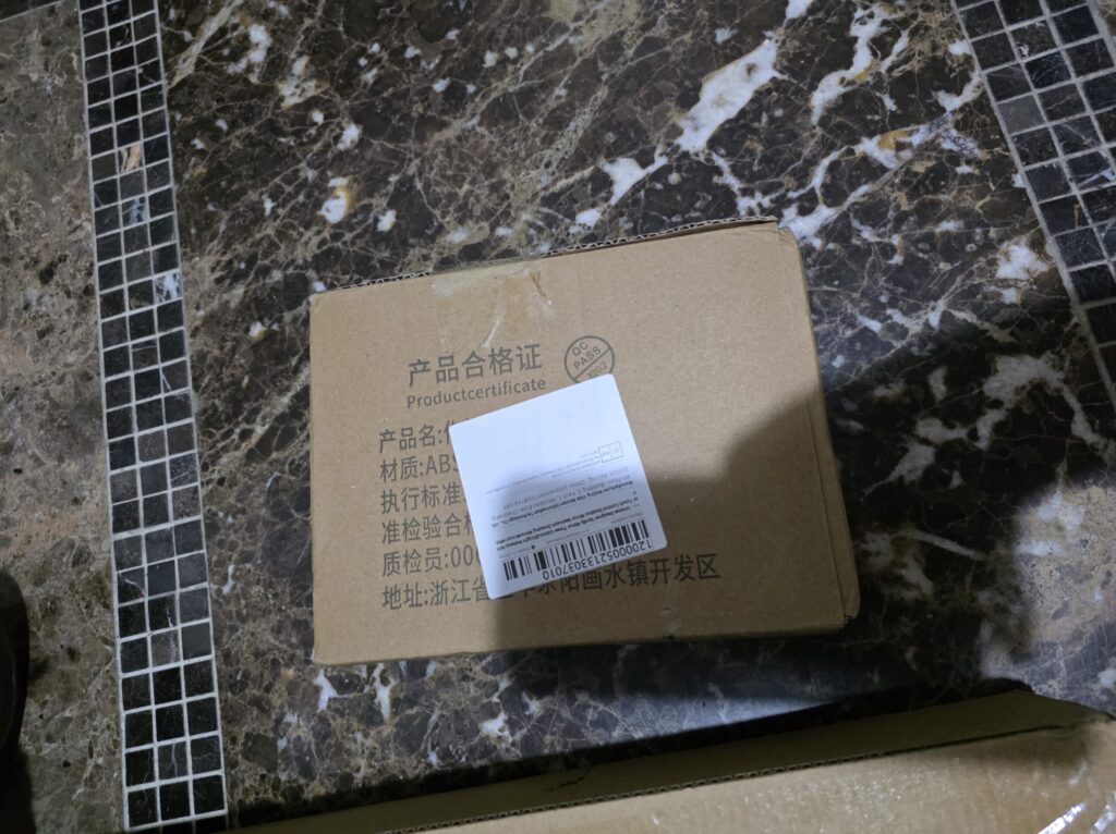 알리 탁상거울 배송완료