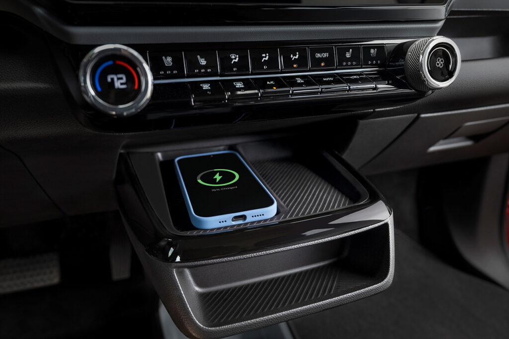 쉐보레 볼트 2026년형 모델 실내 공조기 사진