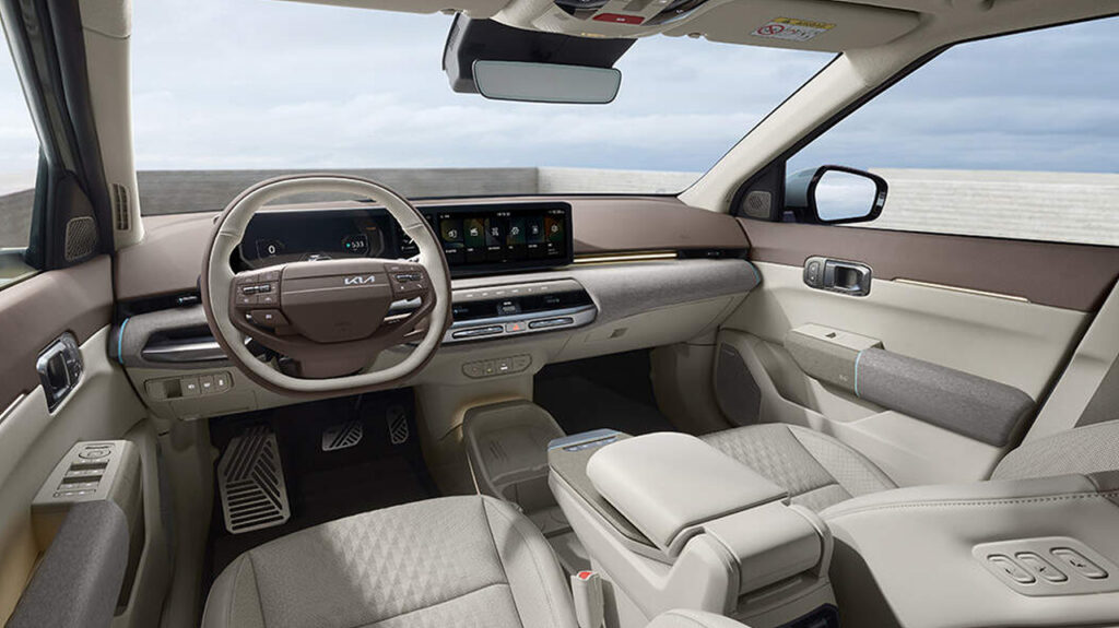 2026년형 기아 EV4 1열 실내 사진