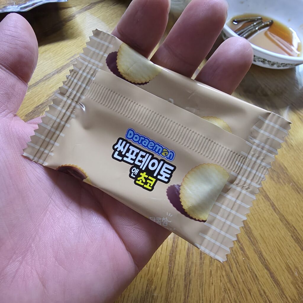 도라에몽 씬포테이토앤초코 개별포장