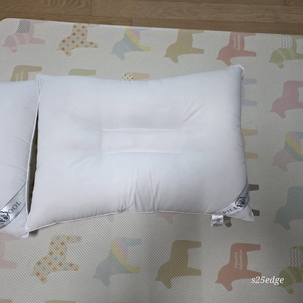 마이크로 다운필 베개솜 경추형으로 구매함.