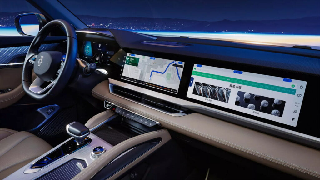 26년형 그랑 콜레오스 1열 사진