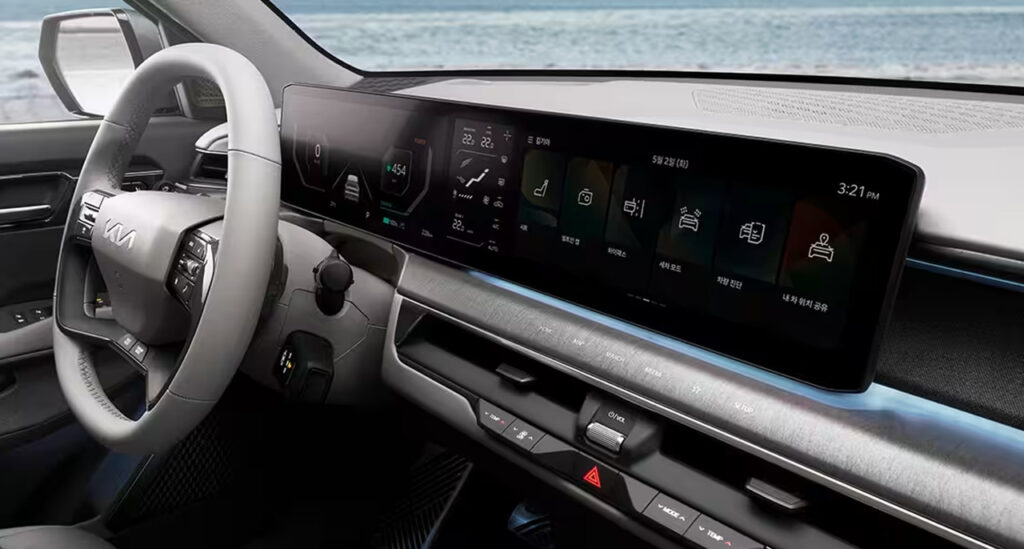 2026년형 EV9 실내 대쉬보드