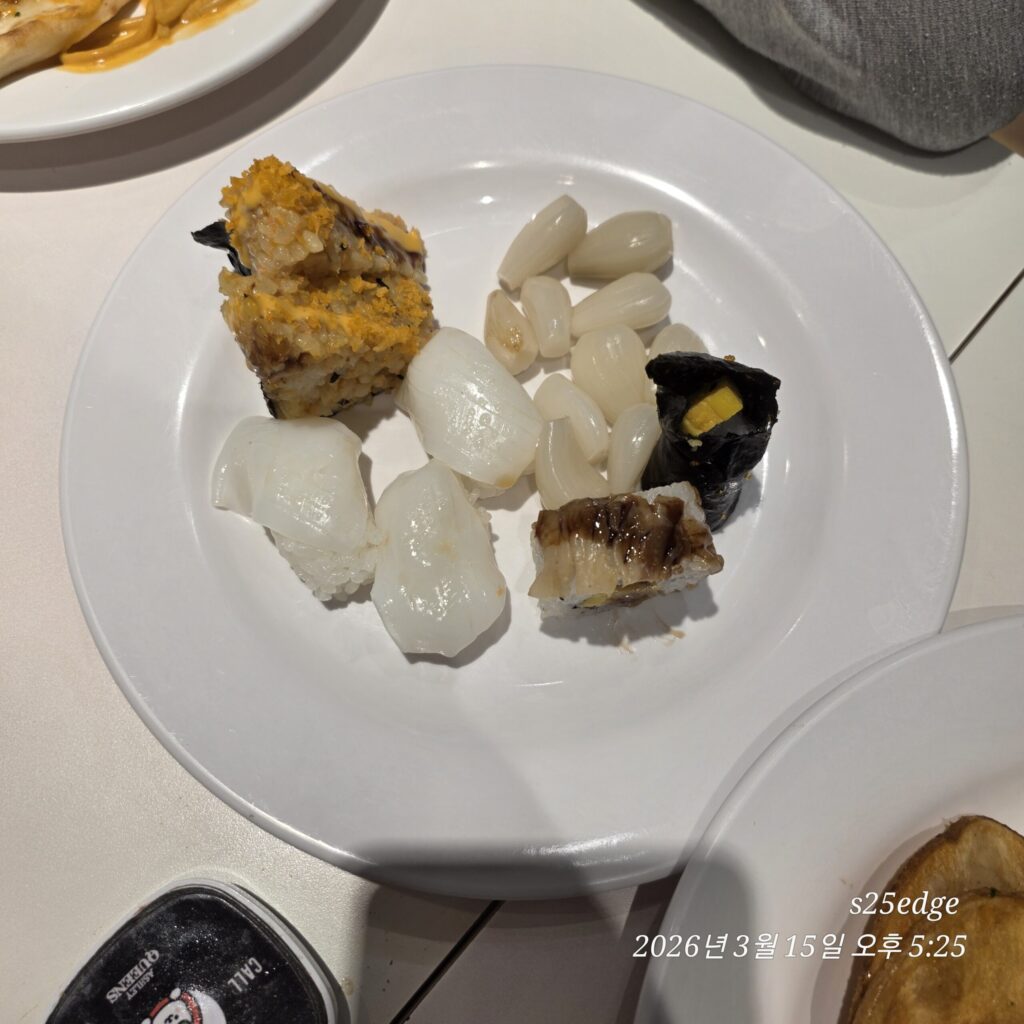 애슐리퀸즈 초밥2