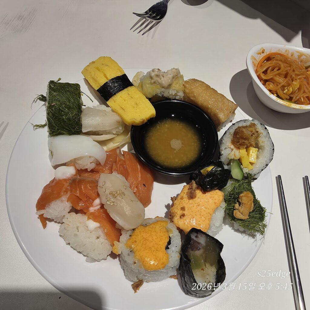 애슐리퀸즈 초밥