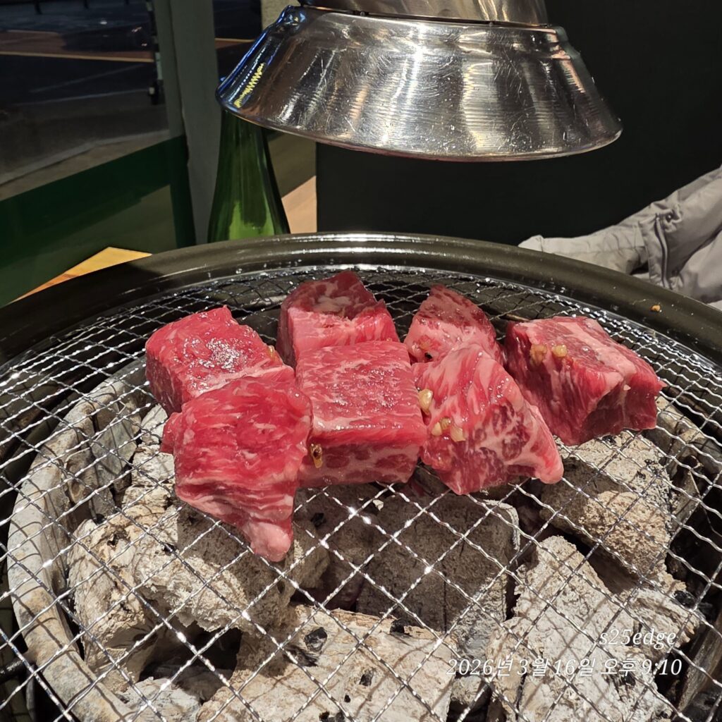 담가화로구이 큐브살