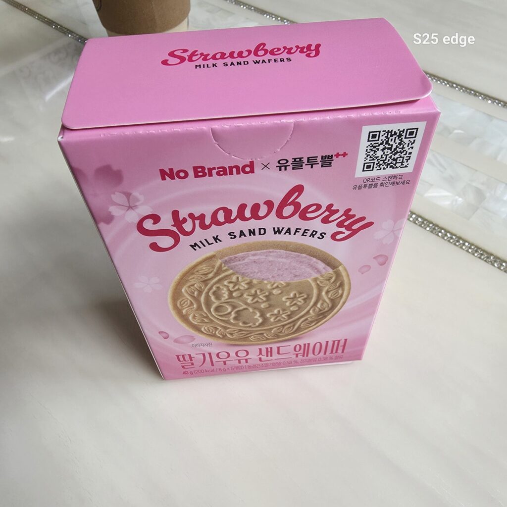 노브랜드 딸기우유 샌드웨이퍼 가격