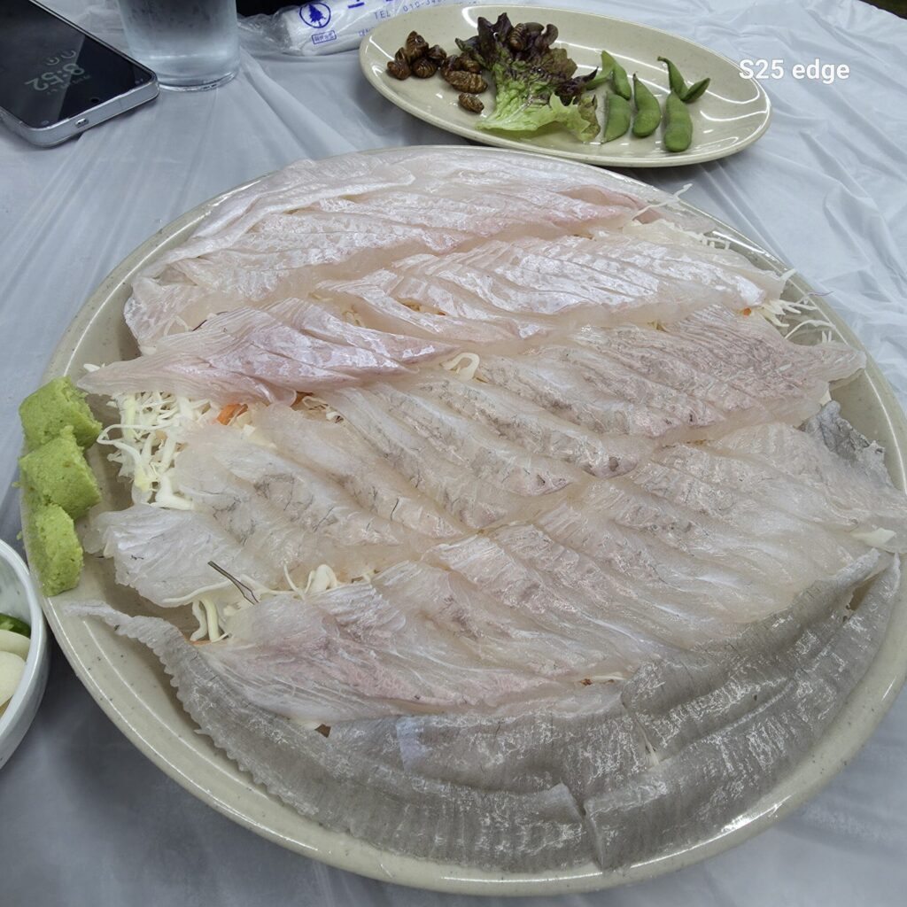 원내동 회마차 광어회 대