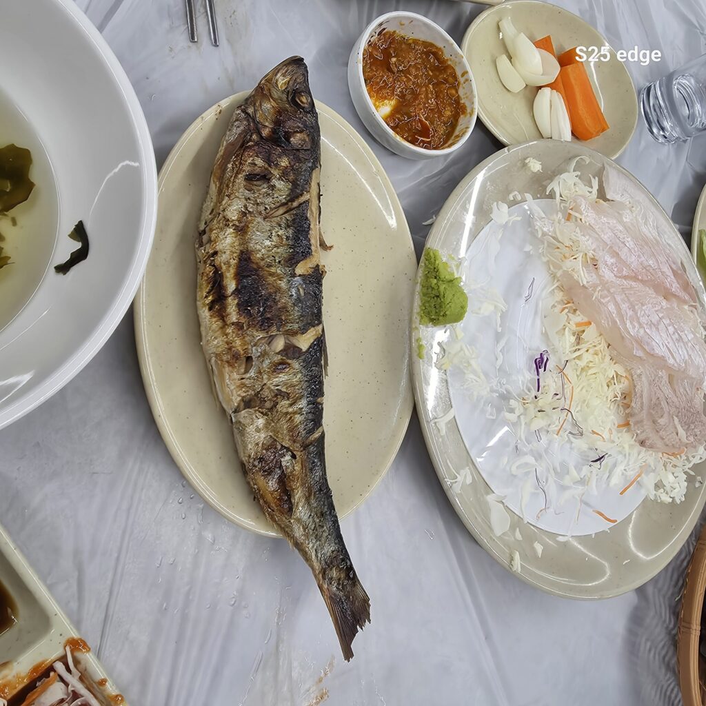 원내동 회마차 서비스 안주 꽁치