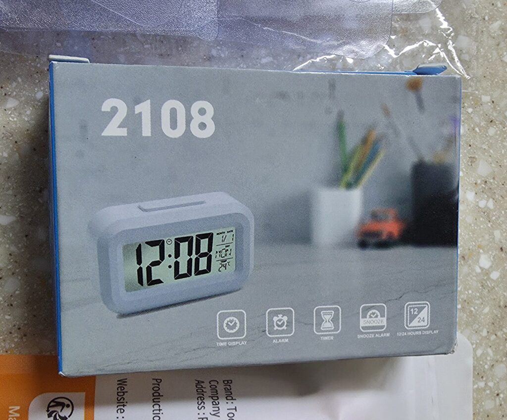 알리 탁상시계 2108