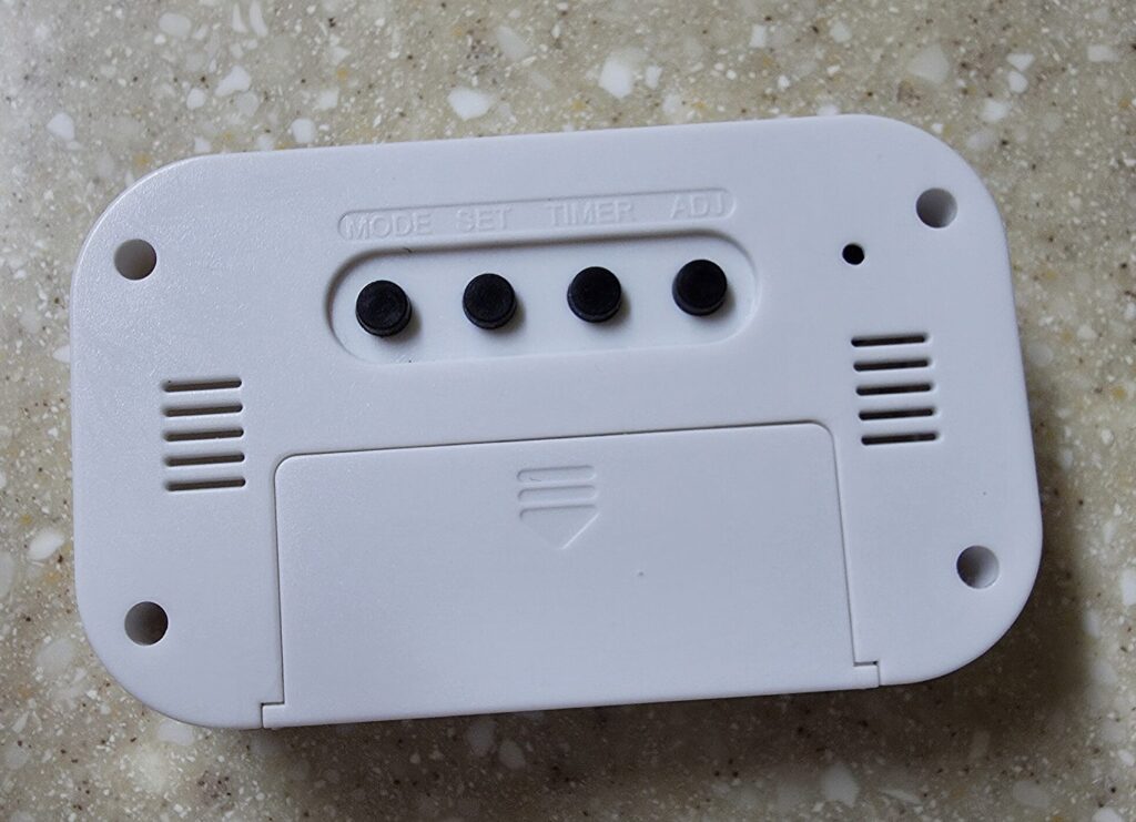 알리 탁상시계 버튼