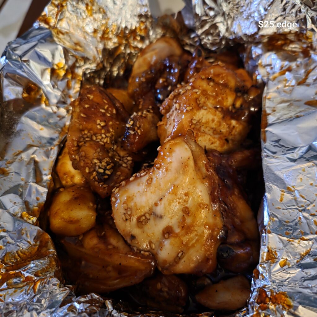 도안 숯불치킨 양념꾸브 먹방 시작