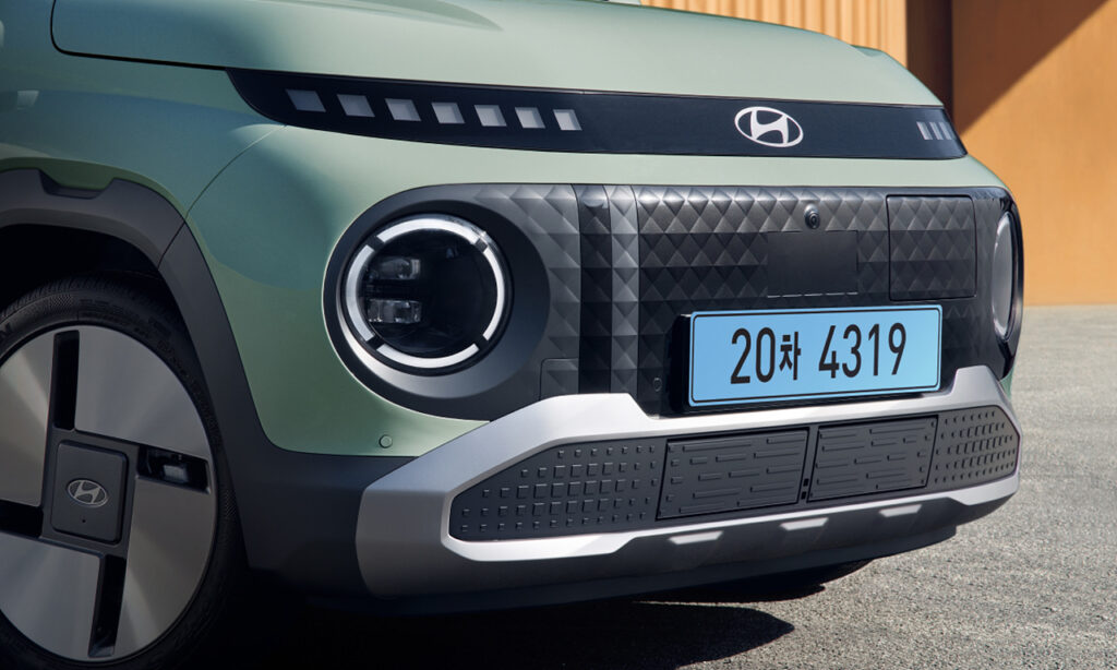 26년형 현대 캐스퍼 전기차 전면 범퍼 사진