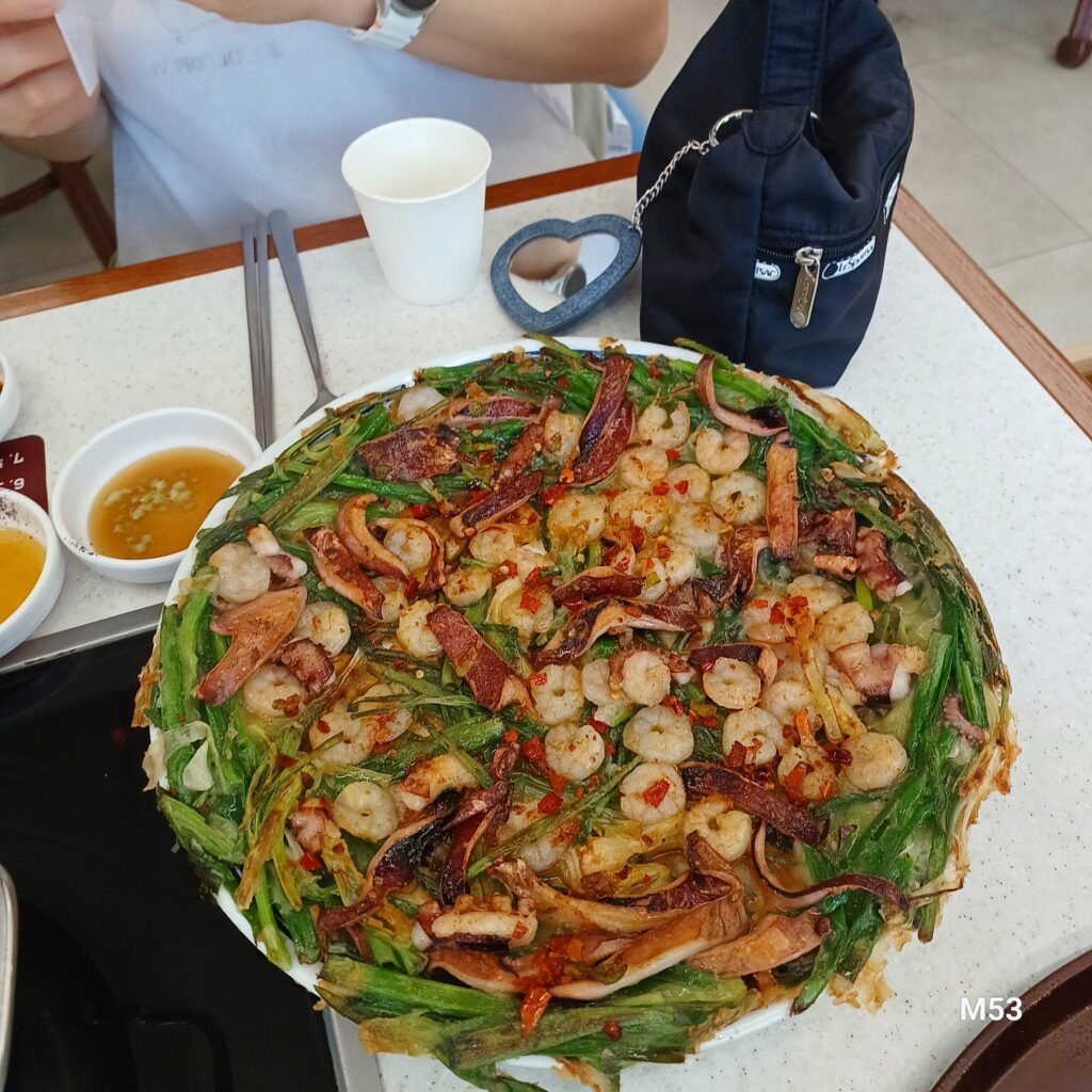 장원갑 칼국수 통새우 해물파전