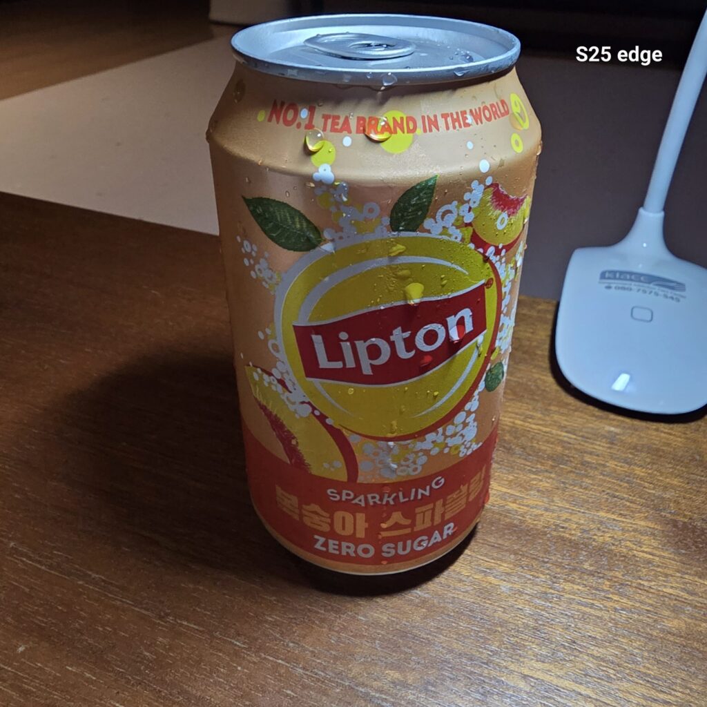 립툰 복숭아 스파클링