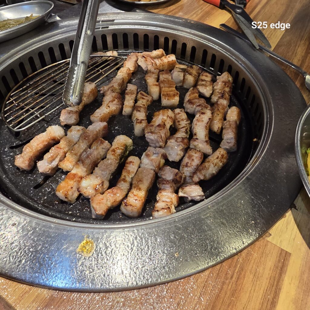 거제 거닐다 고기집 삽겹살 3인분