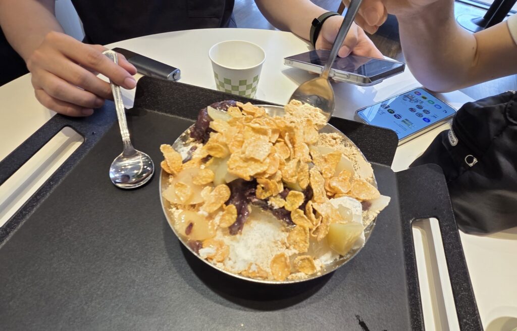 수호카페 옛날빙수