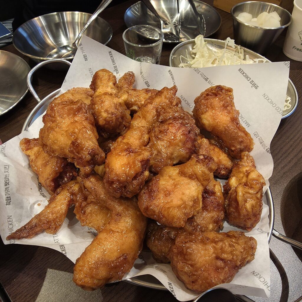 맛닭꼬 간장맛닭후라이드 치킨