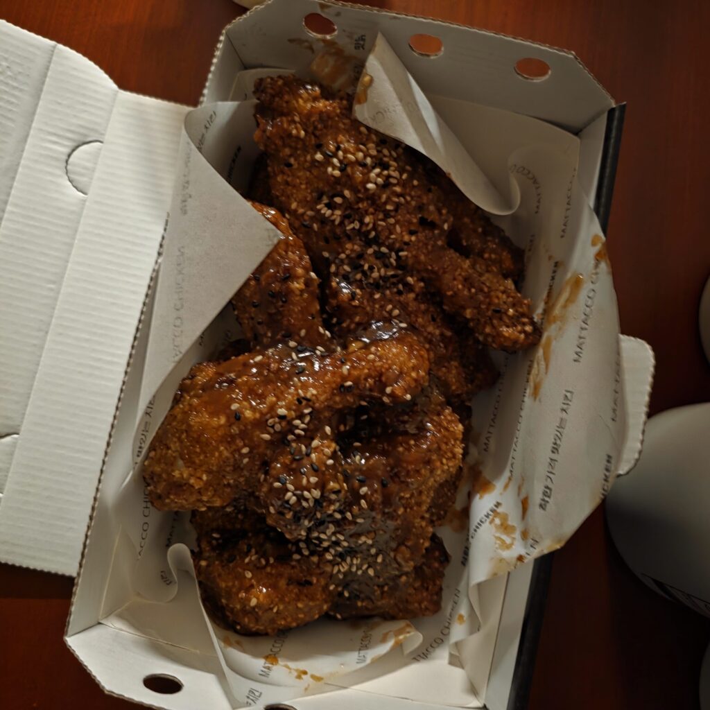 맛닭꼬 상대점 갈릭치킨 맛