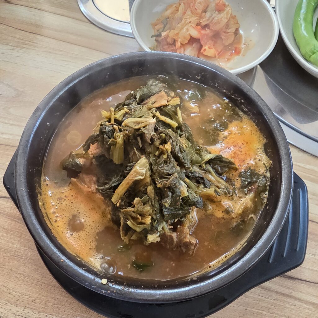 관저동 뚱땡이 뼈해장국 비주얼